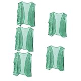 DEARMAMY 5 Piezas Día De San Patricio Pantalones Decoraciones De Cumpleaños Rápidas Fiesta Arrozales Calle. Cosplay del Día De Patrick Actuación Trajes Trébol Pegatinas Tela Green