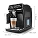 Philips 3300 Series Fully Automatic Espresso Machine with LatteGo Milk System and integrated grinder, 6 Hot & Iced Coffee Pre-Sets, 40% Quieter SilentBrew, 15-Bar Pressure, Glossy Black (EP3341/50)