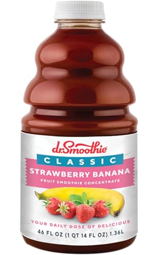 Dr. Smoothie Classic Strawberry Banana Puree (46 Oz Bottle)