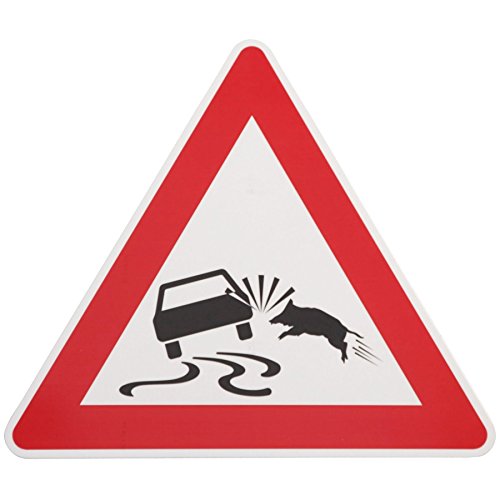 Preisvergleich Produktbild ORIGINAL VERKEHRSSCHILD 101 mit Sonder Symbole ACHTUNG AUTO UNFALLGEFAHR WILDSCHWEINE Verkehrszeichen Schild Warnschild Wildschweinschild Wildsauschild Schilder Gefahrenstelle durch Wildschwein Aufprallgefahr KFZ Wildwechsel Tiere im Wald auf Straße