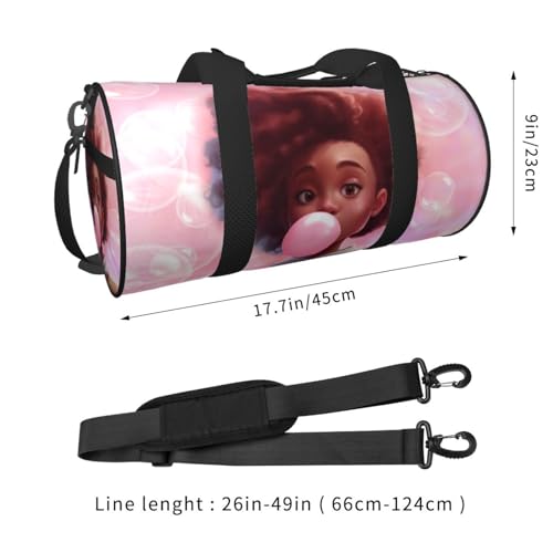 Gym bag for women Duffel Bags African American Afro Woman Sports Dance Bag Travel Luggage Bags for Men Women Weekender Sports Vacation4