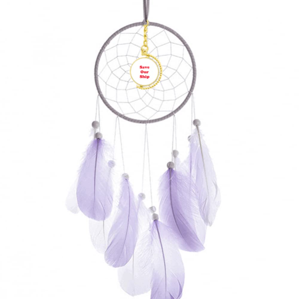 no/no Original Intention Help Art Deco Fashion Dream Catcher Wall Hanging Feather Decor