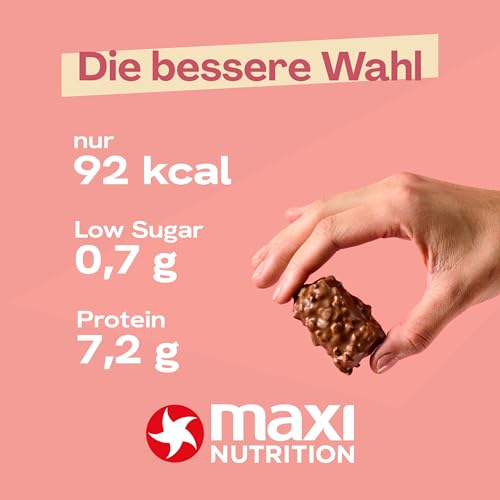 MaxiNutrition Better Choice Protein Bar Peanut Caramel, 15x 22,5g, 32% Eiweißgehalt, mit wenig Kalorien, Proteinriegel ideal für den Muskelaufbau