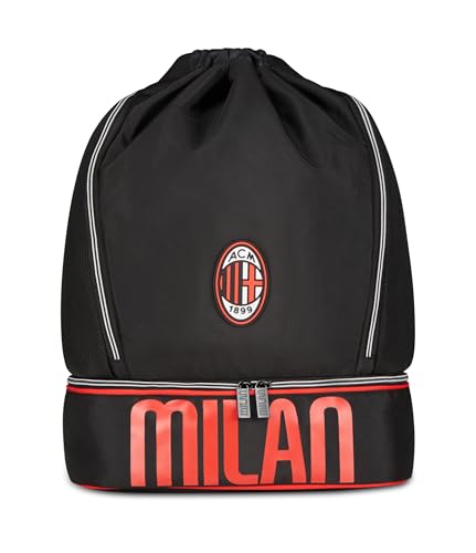Seven Borsa AC MILAN glorious history da palestra, Fondo rigido porta scarpe, Portaborraccia, Bambino, Ragazzo, Calcio, Prodotto ufficiale, Idea regalo