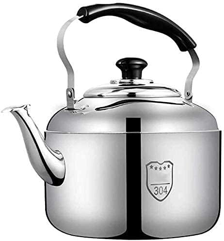 Eierfskiot Ih 公式通販 やかん ケトル キャンプ やかんの麦茶 クリエイティビティオフィスティーポット大容量増粘ステンレス鋼家庭用ホイッスルすべてのストーブタイプ家庭用屋外レストラン Size 3l おしゃれ