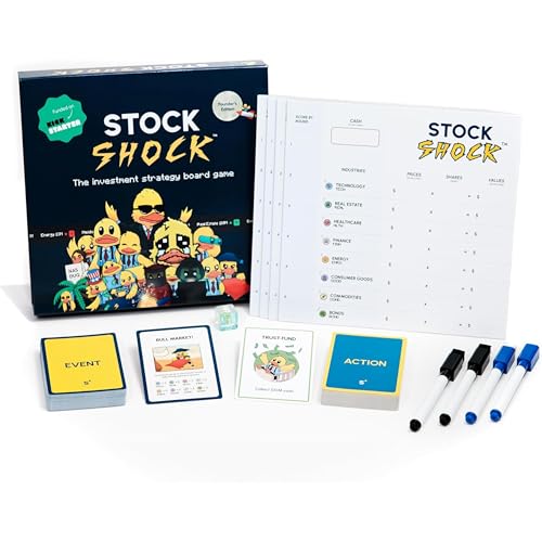 Juego de Mesa Estrategia de Inversiones (A partir de 7 años, Fácil de Aprender, Educativo) miniatura 3