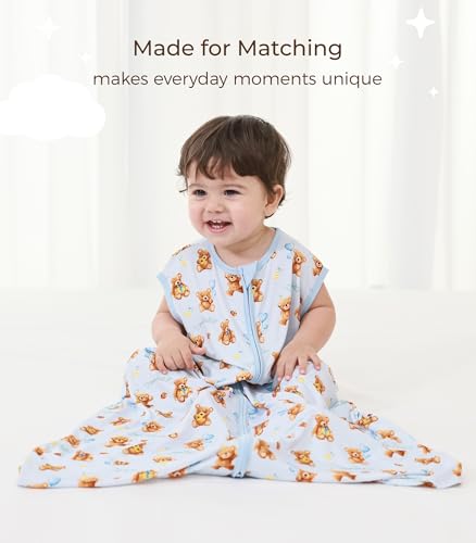 Image of Baby Sleep Sack Soft Wearable Blanket 2-Way Zipper Sleeping Bag for Girls Boys 0-3T, Viscose Made from Bamboo