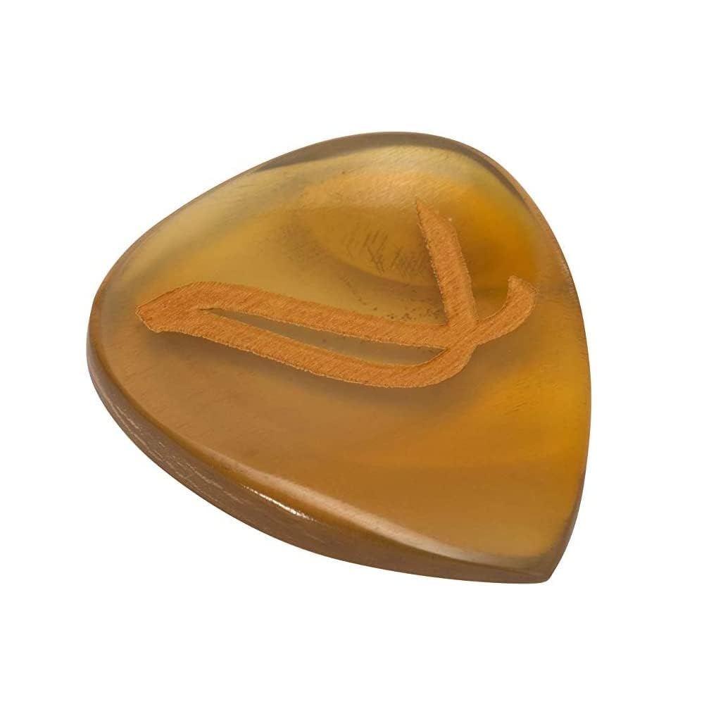 5 Sensi - púas artesanales con huella anatómica de hueso, cuerno, madera y coco