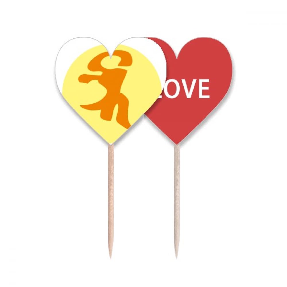Cure-dents Drapeau Love Heart pour sublimer un buffet et decorer vos gateaux facilement