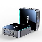 Mini PC Windows 11, 8Go DDR4+256Go SSD Intel J4125 Mini Ordinateur de Bureau, Version Silencieuse Améliorée PC Bureau, 2.4G+5G Dual WiFi BT4.2, Gigabit Ethernet, Supporte 4K HDMI 2.0+VGA Output