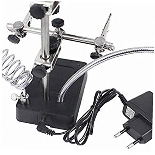 Desktop Lassen Vergrootglas Helping Hand Alligator Clamp Stand voor Soldeering Montage Reparatie Modellering - Afbeelding 4