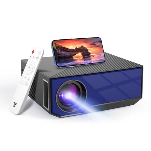 Image of ZDK Native 1080P 18000 Lumen 4K Supported Projector with wifi and bluetooth, Bedroom Outdoor Indoor Projector Compatible with Smartphone, HDMI, USB, AV, Fire Stick, PS5 for Home, Bedroom, Outdoor Use