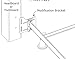 Bed Frame Brackets Adapter for Headboard Extra Heavy Duty, Set of 2 Brackets with Hardware Modification Plate