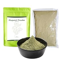 Mugwort Powder 500-Mesh Fine Grain 14oz400g, Mugwort Tea/Clay Mask/Bath and Foot Soak/Food Coloring