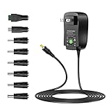 Basicvolt 41W Universal Power Supply 6V 9V 12V 15V 18V 20V 24V Replacement AC/DC Adapter with 8 Sele