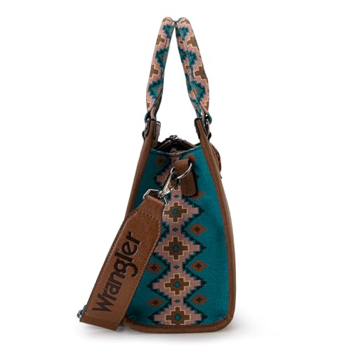 Image of Montana West Wrangler Tote Bag for Women Aztec Western Retro Purse Top Handle Handbags