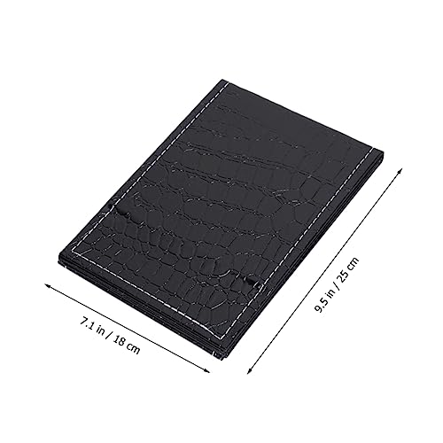 GALPADA Espejo Maquillaje Portátil Piel PU con Luz Relleno miniatura 3