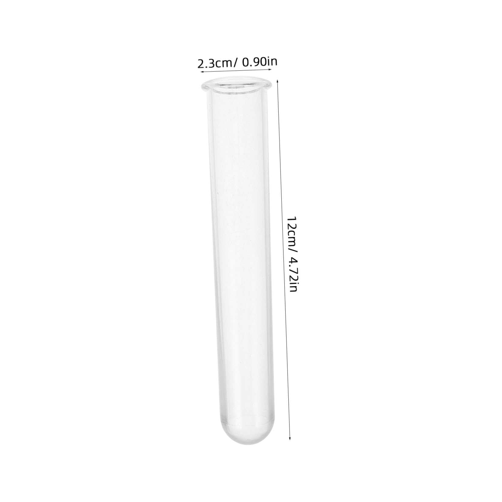 OFFSCH 5pcs Cocktail Test Tube Wine Cups Wine Glasses Cocktail Test Bottle Round Bottom Test Tubes Test Bottles Liquid Storage Tube Liquid Test Tube Transparent Acrylic re-usable