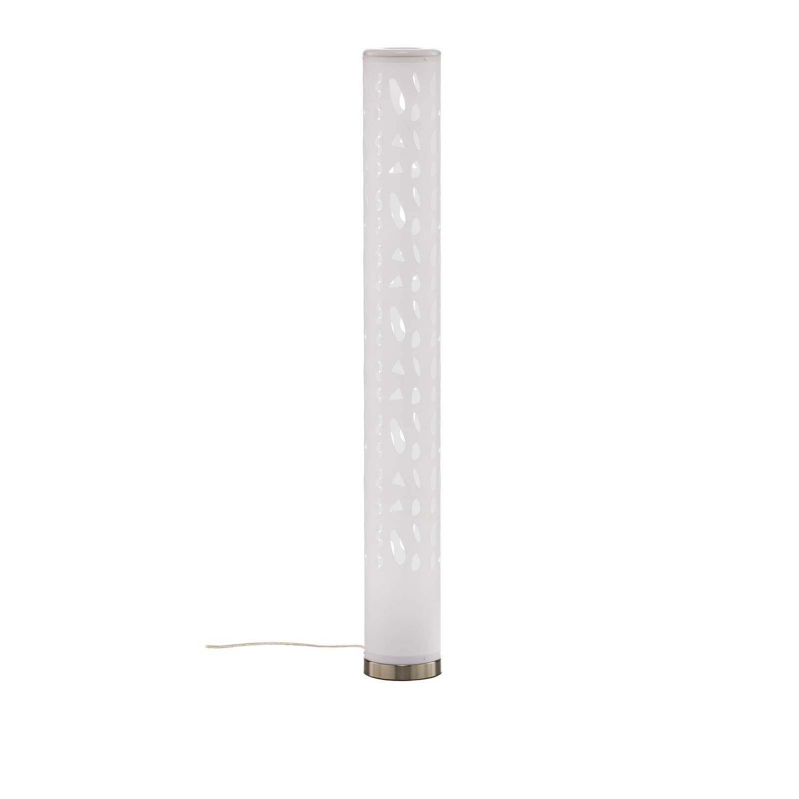 LED Lámpara de pie 'Alisea' (Moderno) en Blanco hecho de Plástico e.o. para Salón & Comedor (1 llama, GU10) de Lindby | lámpara de pie LED