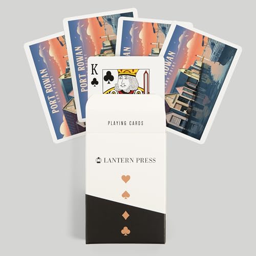 Baraja de 52 cartas tamaño póker Port Rowan miniatura 6