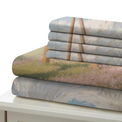 Housse de couette 200x200 Paysage d'Automne en microfibre douce - 6