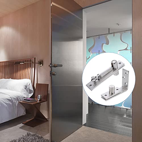 Charnières de porte 8 pcs en inox avec roulement à billes et ressort automatique