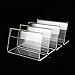 Airgoesin 50pcs Mini Sign Display Holder Price Card Tag Label Counter Top Stand Case 7cm x 4cm