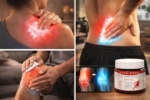 Image of Japanese Formula Soothing Massage Gel for Joint & Muscle Pain Relief | Herbal Arnica & Mugwort Extract | Fast Absorbing Back, Neck, Knee & Leg Pain Relief Balm | Non-Greasy Muscle Gel