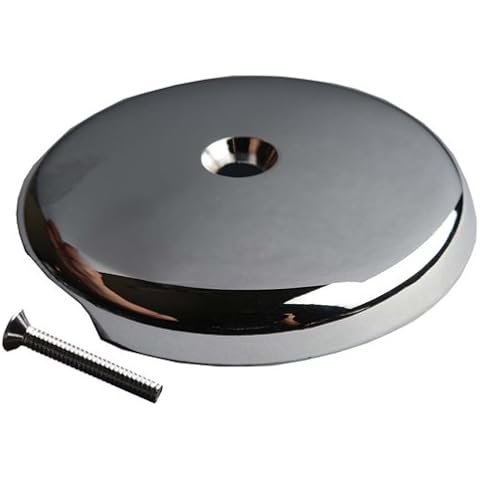 Waste and Overflow One Hole Face Plate W/ Screw Cover