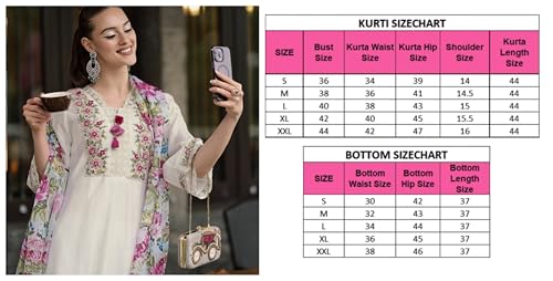 women anarkali suit alia cut kurti pant and dupatta 3pc set salwar suit