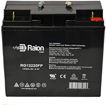 Miniatura 2 de Raion Power Batería AGM de repuesto de 12V 22Ah para Clore Automotive JNC660 Jump N Carry Jump Starter - 1 paquete