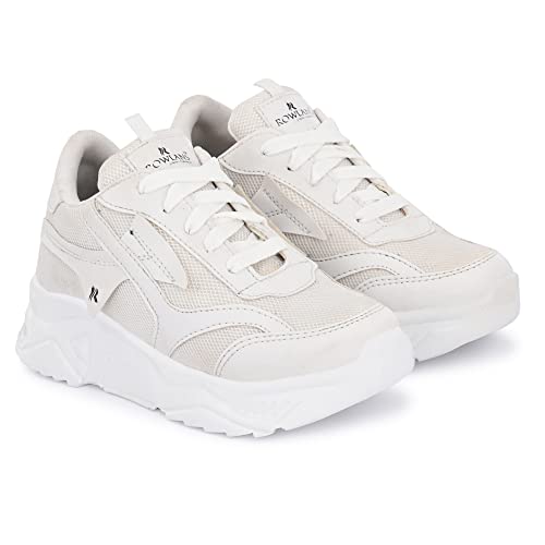 Image of ROWLANS Women's Mesh Lace-up Lightweight Sports /Gym /Running Shoes