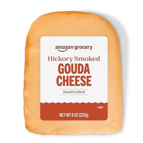 Amazon Grocery, Hickory Smoked Gouda Cheese, 8 Oz