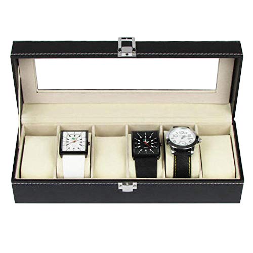 Preisvergleich Produktbild Meilandeng Uhren Schmuckkasten Haushalt Uhrenbox Schmuck Display Aufbewahrungsbox Geschenkbox zum Vatertag sende