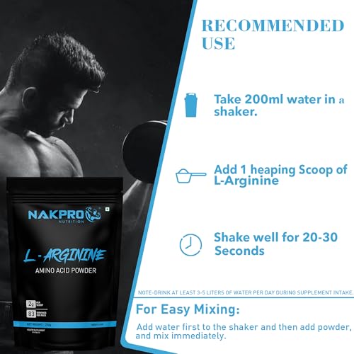 NAKPRO Store NAKPRO NUTRITION L-Arginine - Image 5