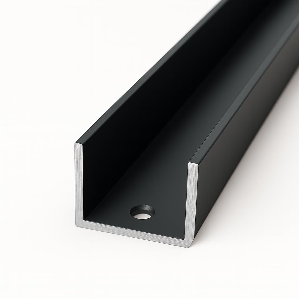 GAMMA | Hoekprofiel aluminium zwart RAL9005 30x30x1,5mm 250cm kopen