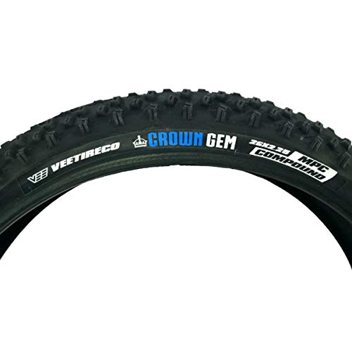 Pair Of Vee Tire Crown Gen 16X2.25 Bicycle Tires With Wire Bead, Made With Mpc Multipurpose Compound, Low Hardness Rating Of 56, Two Bike Tires Suitable For Junior Class Mountain Bike Competition #TOP2