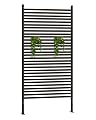 Hipicute 72" H×36" W Freestanding Metal Privacy Screen for Outdoor Patio - Heavy-Duty Rust-Resistant Decorative Fence Panel | Weatherproof Design | Patio Privacy Screen
