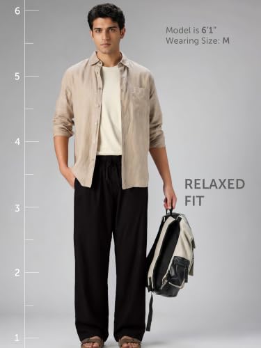 Image of XYXX Combed Cotton Solid Drawsting Pyjama for Men