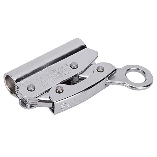 keenso Équipement Anti-Chute Auto-bloquant d'escalade, Outil de Protection Anti-Chute de Corde de Sécurité en Acier Allié Anti-Chute Travail Eérien 6KN