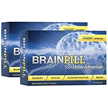 Brain Pill with Cognizin and Synapsa Makes a Powerful Brain Supplement to Boost Memory, Concentration, Focus, Mood, by Leading Edge Health 2 Boxes