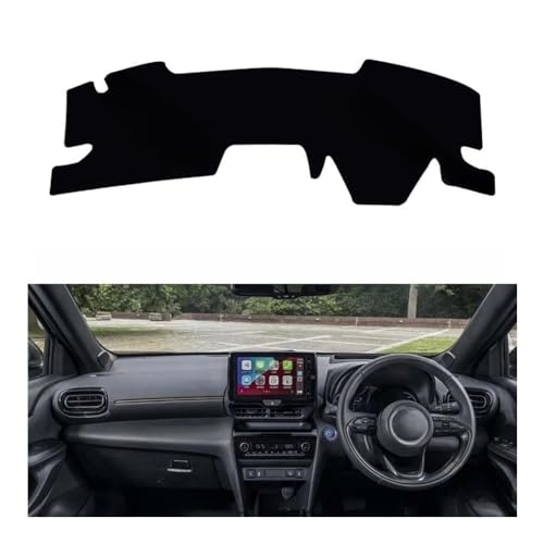 Tapis de tableau de bord pour Yaris Cross anti-reflet et protection contre fissures de chaleur