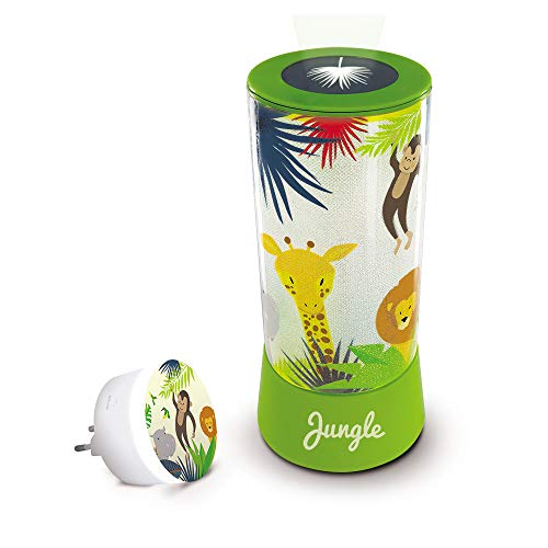 Preisvergleich Produktbild METRONIC 477280 LED Projektionslampe mit 2 USB Dschungel-Stil