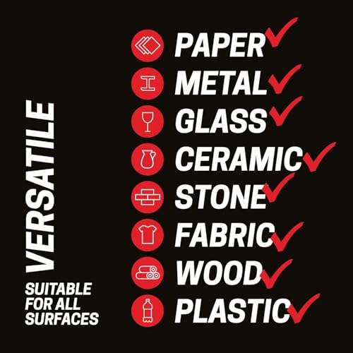 Posca - Juego de rotuladores de punta ancha MOP'R, PC-17K, PC-8K, tinta blanca, paquete de 3