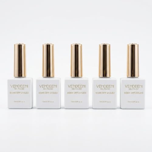 Image of Set of 6 Professional Cat Eye Gel Polish | Magnetic Nail Art Gel Polish | UV /LED Soak-Off | Long-Lasting | Shiny Cat-Eye Effect (15 ML) (Glitter Shade)