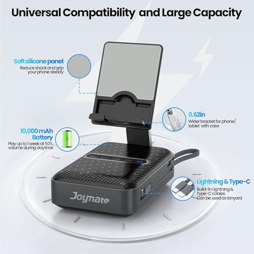 Soporte de teléfono con altavoz y carga 50% OFF