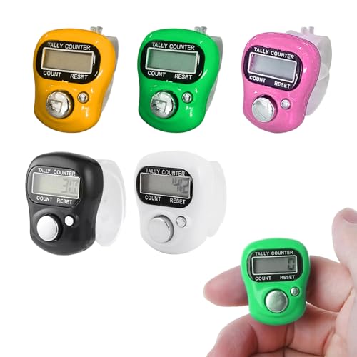 Compteur Manuel,Compteur Digital,5 Pcs Compteur Clicker,Compteur Numérique,Compteur Electronique,Compteur électronique,Compteur...