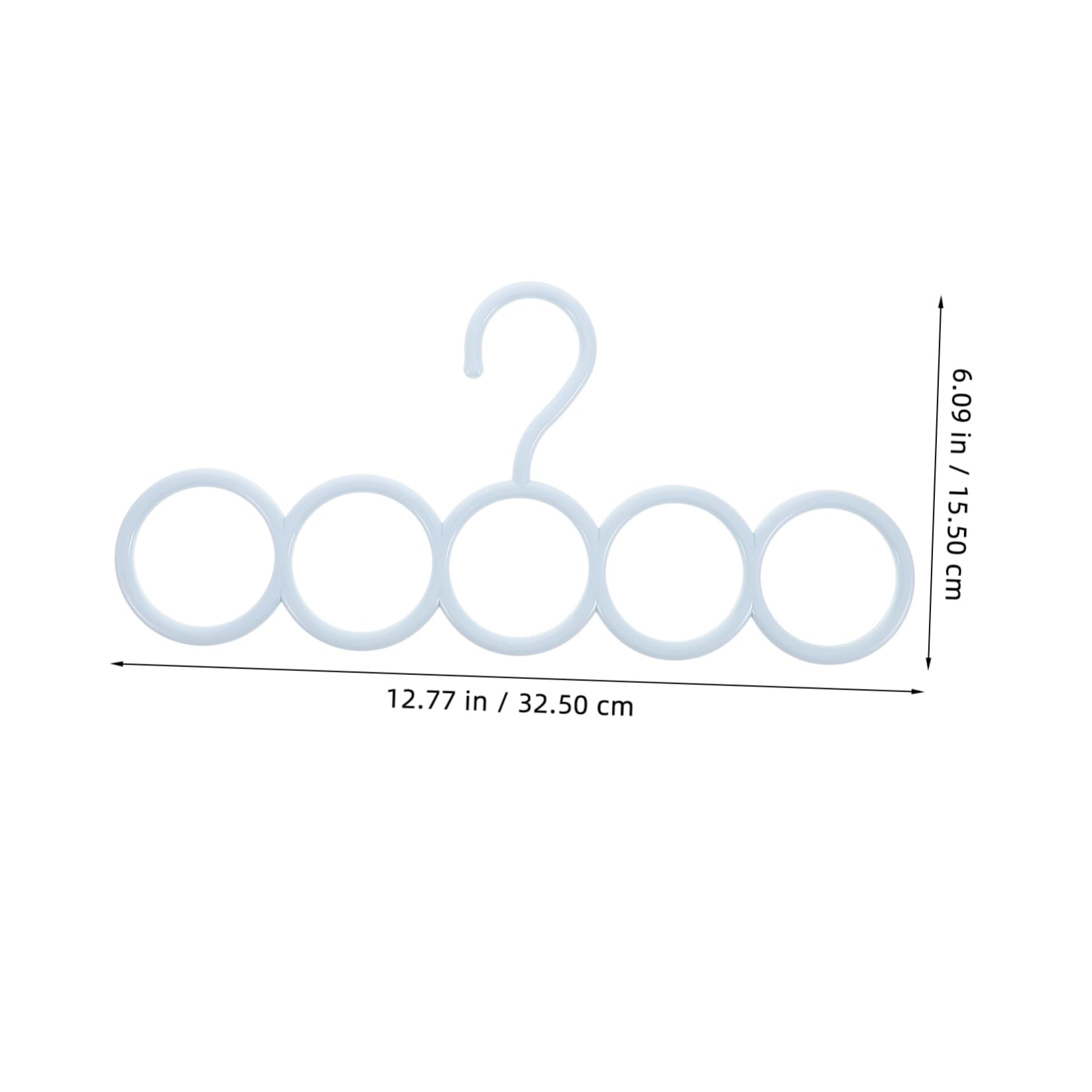 Ciieeo Silk Scarf Storage Rack Tie Hanging Hooks Scarf Hanger Holder for Belt Organiser Closet Organizer