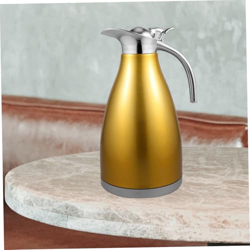 Termo de vacío de acero inoxidable dorado elegante para el hogar 5