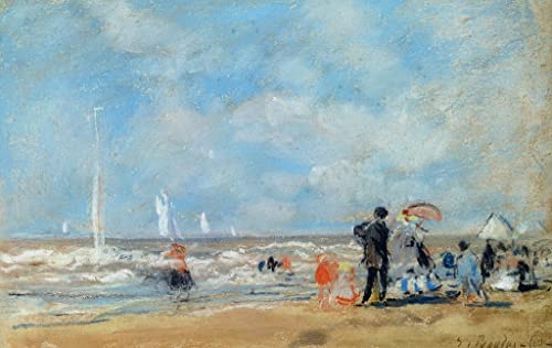 Tableaux Graffiti Art Mural Impression Poster Eugène Louis Boudin 60x90